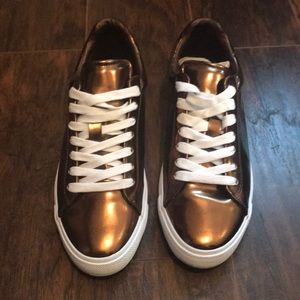 Zara rose gold sneaker